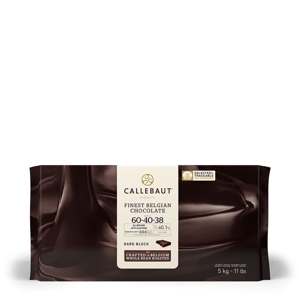 Callebaut Dark 60-40-38 - 5kg Block